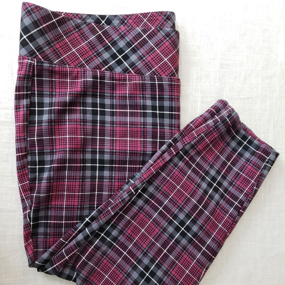 Torrid Plaid Ponte Leggings